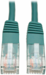 Cat5e 350 MHz Green Patch Cable 25 ft, Stranded UTP, 1 Gbps, RJ45 M/M