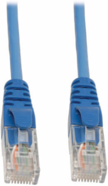 Cat5e Plenum Rated Snagless Patch Cable, 75 ft, UTP, 1Gbps, Blue