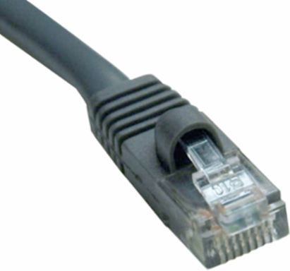 50 ft Cat5e 350 MHz Outdoor-Rated Molded Patch Cable, Gray, UTP, RJ45 M/M