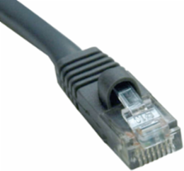 50 ft Cat5e 350 MHz Outdoor-Rated Molded Patch Cable, Gray, UTP, RJ45 M/M