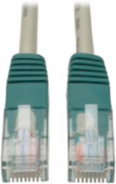 Cat5e Crossover Patch Cable, 7 ft, 350 MHz, UTP, Gray, RJ45 M/M