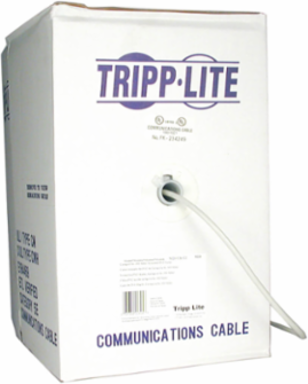 Cat5e Gray Bulk UTP Stranded PVC Cable 1000 ft 24 AWG 350 MHz 1 Gbps