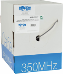 Cat5e Bulk Cable 350MHz 24AWG UTP Solid PVC 1000 ft. Gray