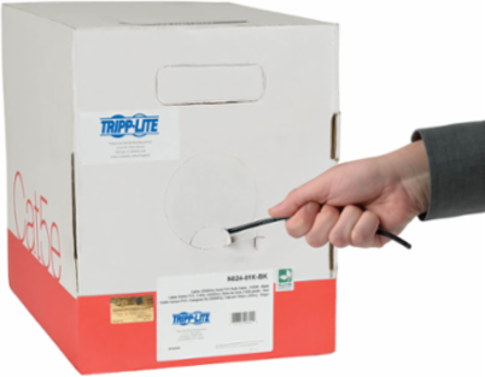Cat5e 350 MHz 1000 ft Solid-Core Plenum-Rated PVC Networking Cable