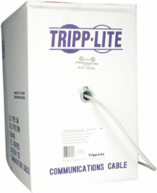 Cat5e Outdoor-Rated Cable 24 AWG 1000 ft. Gray, UTP, Lifetime Warranty