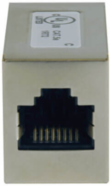 Cat5e Shielded Inline Coupler RJ45 Female-Female, 350 MHz/1 Gbps