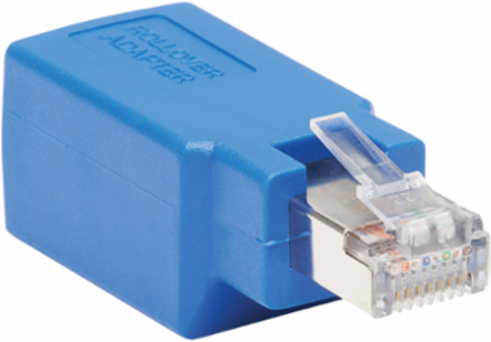 Cisco Serial Console Rollover Adapter RJ45 to RJ45, Shielded, Blue