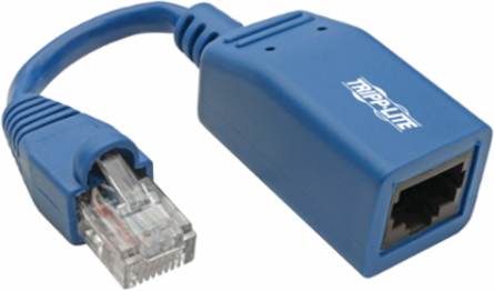 Cisco Console Rollover Cable Adapter RJ45 to RJ45, 5 Inch, Blue