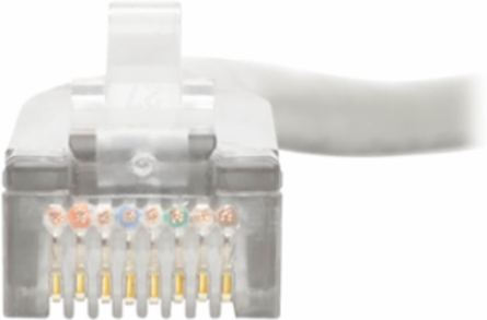 2-to-1 RJ45 Splitter Adapter Cable, 10/100 Ethernet, Cat5e, 6 Inch Length