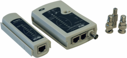 Network Cable Continuity Tester for Cat5/Cat6 and Coax, 0.56 lbs