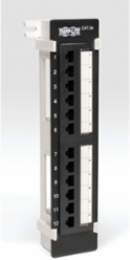 12-Port Wall-Mount Cat5e Patch Panel, RJ45 Ethernet, 3.3 x 10 x 1.9 Inch