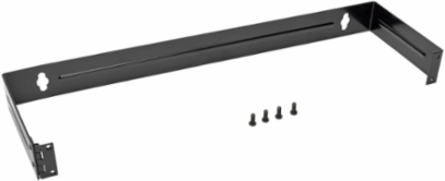 1U Hinged Wall-Mount Patch Panel Bracket, Heavy-Duty 14 Gauge Steel, 5.5 Inch Max Depth