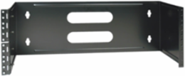 4U Hinged Wall-Mount Patch Panel Bracket, 19 Inch, 7 Inch High, Black