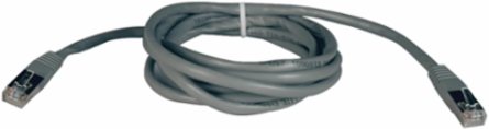 Cat5e Shielded STP Patch Cable, 7 ft, 350MHz, Gray, Stranded, 1Gbps