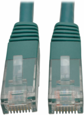 Cat6 Gigabit Ethernet Cable, Green, 1 ft., 1 Gbps Speed, UTP
