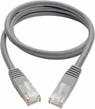 Cat6 Gigabit Ethernet Cable Gray 3 Inch 1 Gbps 550 MHz, Stranded UTP