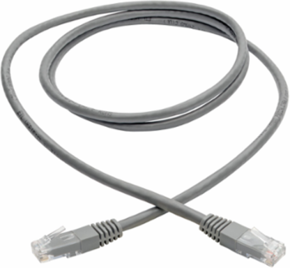 Cat6 Gigabit Ethernet Cable, 5 ft, UTP, 1 Gbps, Gray