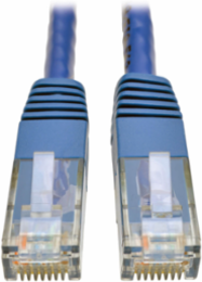 Cat6 Gigabit Ethernet Cable 6 ft, UTP, Blue, 1 Gbps, RJ45 Connectors
