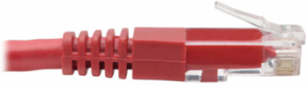 Cat6 Gigabit Ethernet Cable, Red, 6 ft., 1Gbps, UTP, RJ45 Connectors