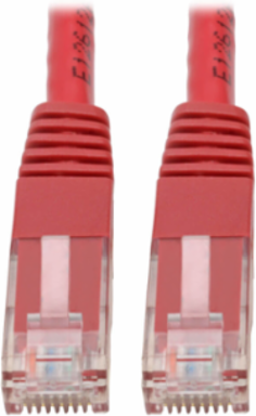 Cat6 Gigabit Ethernet Cable 7 ft, Red, UTP, 1 Gbps, 550 MHz