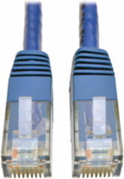 Cat6 Gigabit Ethernet Cable, Blue, 10 Ft, 1Gbps, UTP, RJ45