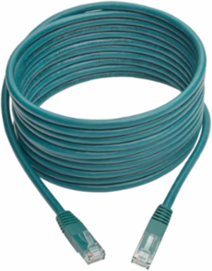 15 Ft Cat6 Gigabit Ethernet Cable, Green, UTP, 1 Gbps