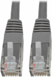 Cat6 Gigabit Ethernet Cable, 20 ft, Gray, 1 Gbps, UTP, 550 MHz