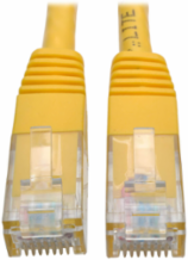 Cat6 Gigabit Ethernet Cable, Yellow, 20 ft, 1 Gbps, UTP