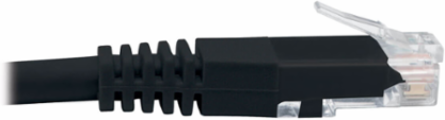 Cat6 Gigabit Ethernet Cable, Black, 35 ft., UTP, 1 Gbps, Lifetime Warranty