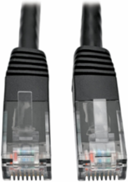 Cat6 Gigabit Ethernet Cable, Black, 35 ft., UTP, 1 Gbps, Lifetime Warranty