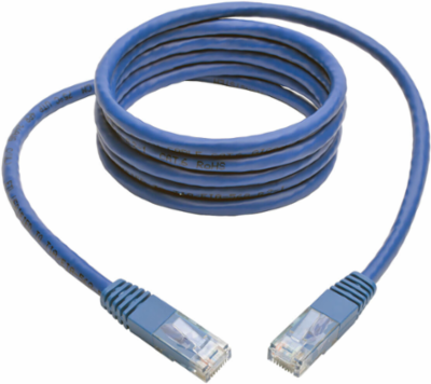 Cat6 Gigabit Ethernet Cable, Blue, 35 ft, 1 Gbps, 550 MHz, UTP
