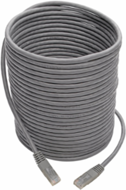 Cat6 Gigabit Ethernet Cable, Gray, 35 Ft., 550 MHz, 1 Gbps