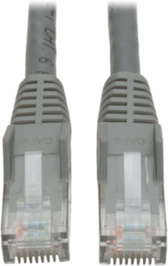 Cat6 1 ft. Gigabit Snagless Ethernet Cable, UTP, Gray, 1Gbps, 550 MHz