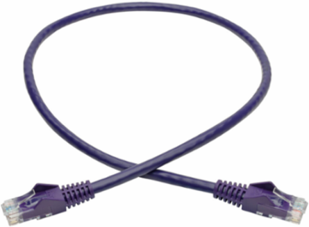 Cat6 Gigabit Snagless Ethernet Cable, 2 Ft., 550 MHz, Purple