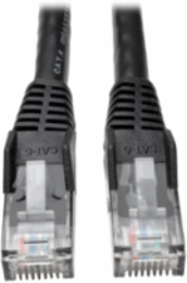Cat6 Ethernet Cable 3 Ft, 1Gbps, Snagless, UTP, Black