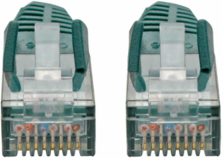 Cat6 Gigabit Snagless Molded Ethernet Cable, Green, 4 Inch, 1 Gbps, UTP