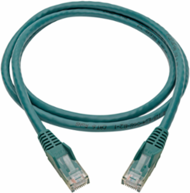 Cat6 Gigabit Snagless Molded Ethernet Cable, Green, 4 Inch, 1 Gbps, UTP