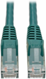 Cat6 Gigabit Snagless Molded Ethernet Cable, Green, 4 Inch, 1 Gbps, UTP