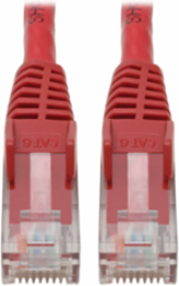 Cat6 Gigabit Snagless Ethernet Cable, Red, 4 Inch, 1 Gbps, UTP