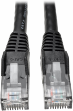 Cat6 6 ft Gigabit Snagless Molded Ethernet Cable, UTP, 1 Gbps, Black