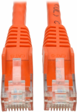 Cat6 Gigabit Snagless Molded Ethernet Cable, 6 ft, UTP, 1 Gbps, Orange