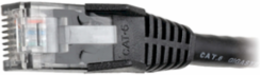 Cat6 Gigabit Snagless Ethernet Cable 7 Ft, UTP, 1 Gbps, Black