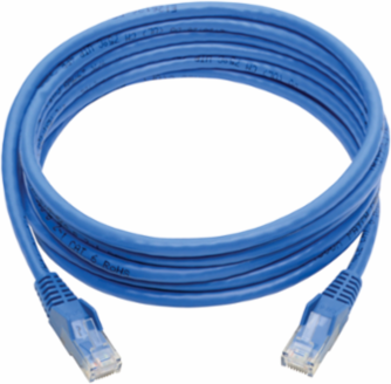 Cat6 8 Foot Gigabit Snagless UTP Ethernet Cable, 1 Gbps, Blue