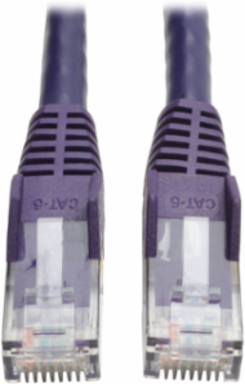 Cat6 10 Ft. Gigabit Ethernet Cable, Purple, Stranded UTP, Snagless