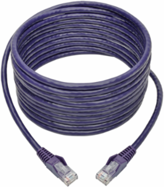 Cat6 Gigabit Snagless Ethernet Cable, Purple, 20 ft, 1 Gbps, UTP
