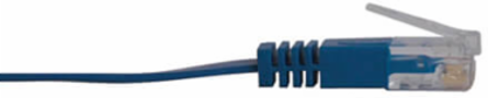 Cat6 25 Ft. Gigabit Flat Ethernet Cable, UTP, Blue, 1Gbps