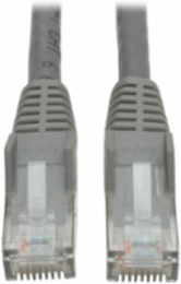 Cat6 Snagless UTP Ethernet Cable 25 ft, 1Gbps, Gray