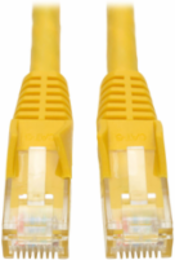 Cat6 Gigabit Ethernet Cable 25 ft, Yellow, UTP, 1 Gbps, Snagless