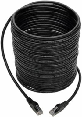 Cat6 Gigabit Ethernet Cable, 35 ft, UTP, Snagless, 1 Gbps, Black
