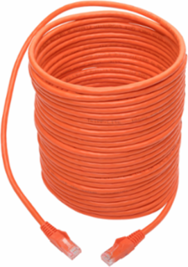 Cat6 Gigabit Ethernet Cable, 35 ft, UTP, Snagless, Orange, 1 Gbps